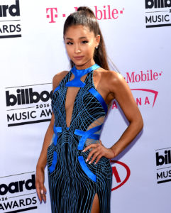 Ariana Grande walks the red carpet for the 2016 Billboard Music Awards at the new T-Mobile Arena on the Las Vegas Strip. Sunday, May 22, 2016. Sunday, May 22, 2016. CREDIT: Glenn Pinkerton/Las Vegas News Bureau