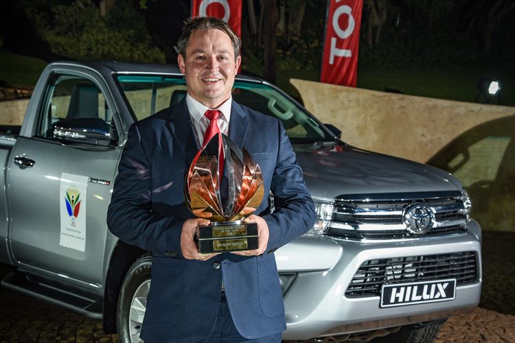 Jacques Beukes and his new Hilux